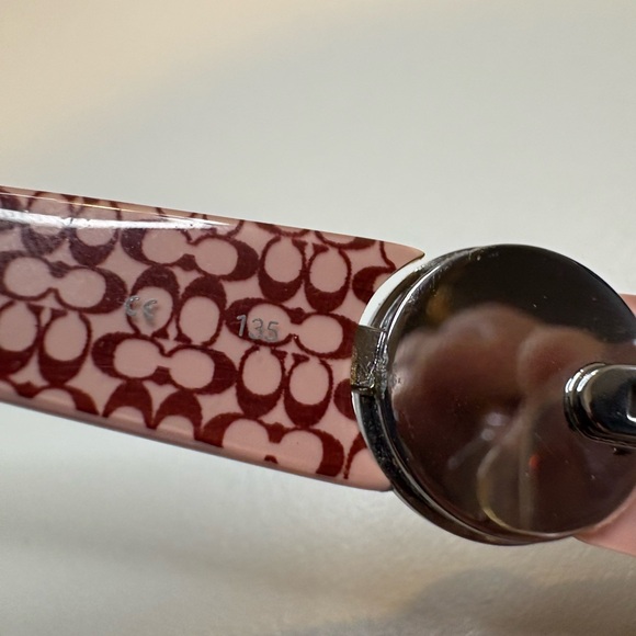 Coach Eyeglasses Frames Rosa (583) BURGUNDY 50•17•135 - Picture 11 of 15